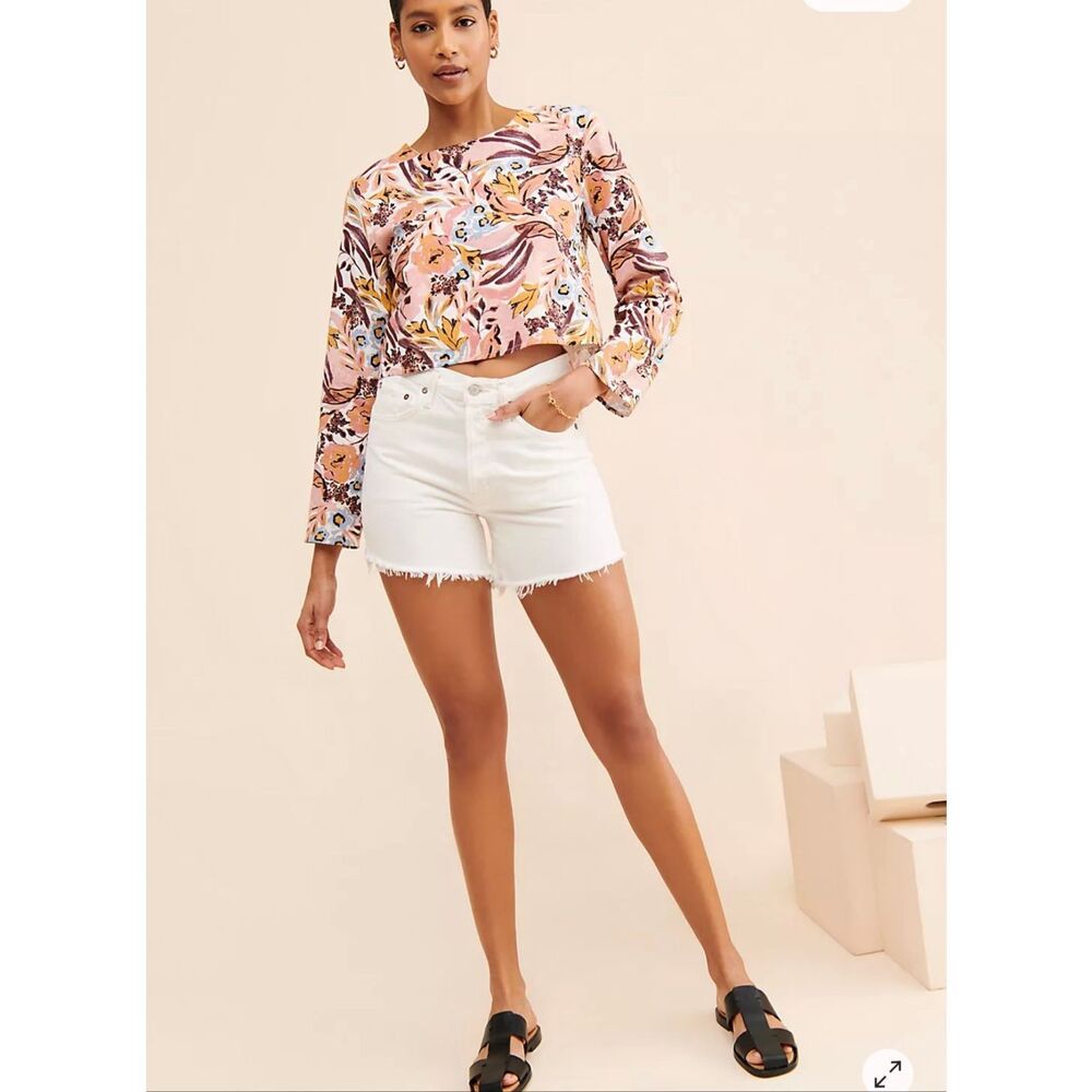 Girl & The Sun Sz M Ellery Floral Top Free People - Picture 7 of 11
